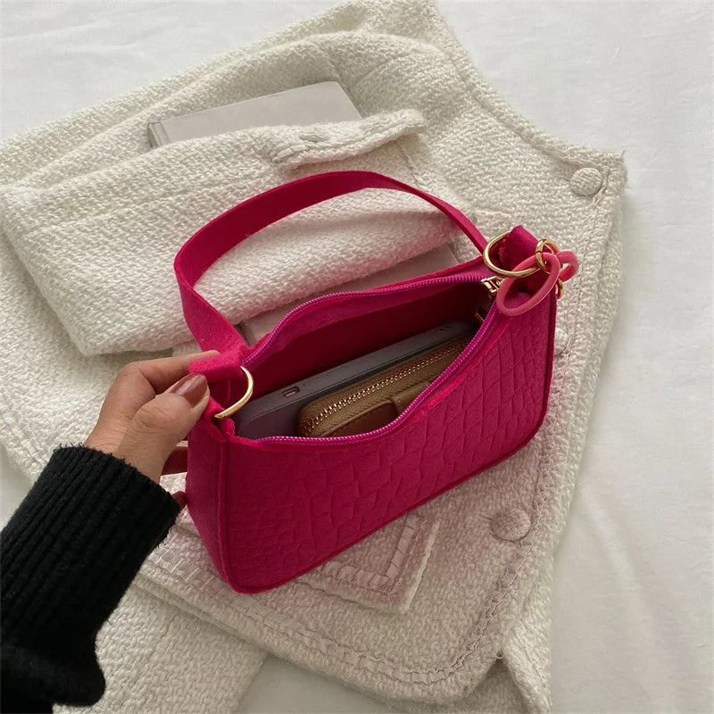 Women Handbag Green Chain Shoulder Pouch Leather Tote Bag