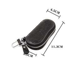 Women Key Wallets Leather Housekeeper Zipper Car Keys Holder Organizer Case