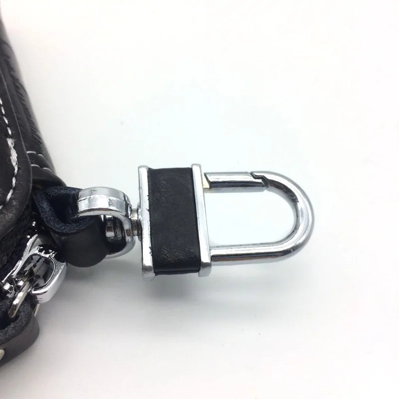Women Key Wallets Leather Housekeeper Zipper Car Keys Holder Organizer Case