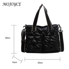 Women Crossbody Bags Winter Messenger Totes Adjustable Large Capacity