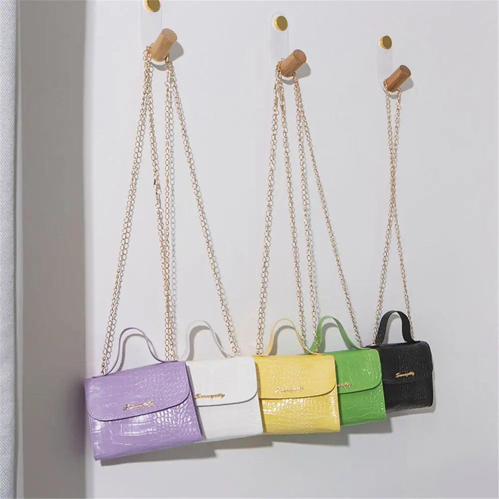 Women Large Capacity Shoulder Bags Pure Chain Handbags