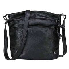 Women Messenger Bag PU Leather Soft Handle Casual Ladies Solid Small
