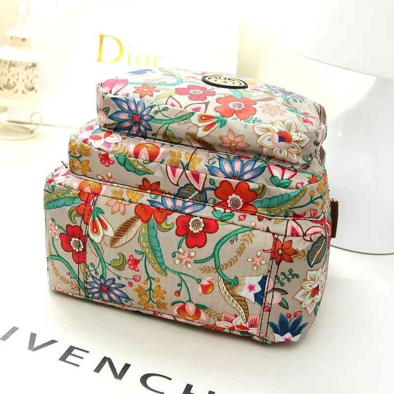 Flower Printing Messenger Bag Women Casual Shoulder Bag