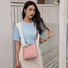 Crocodile Pu Leather Female Crossbody Shoulder Hand Bags for Ladies