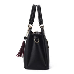 Vintage Leather Women Bag Top-Handle Purse Shoulder Tote KL545