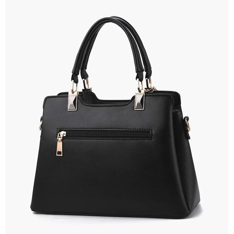 Vintage Leather Women Bag Top-Handle Purse Shoulder Tote KL545