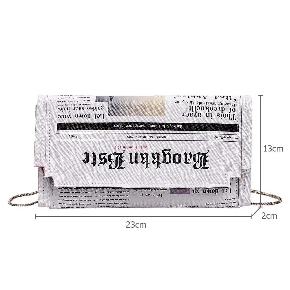 Women PU Leather Shoulder Bag Printing Underarm