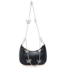 Vintage Butterfly Chain Shoulder Bag Mini Purse Handbag