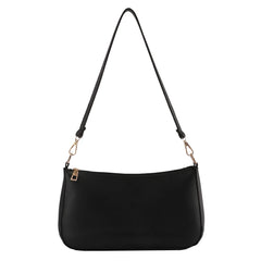 Women PU Shoulder Underarm Bag Casual Solid Small Purse Ladies Handbag