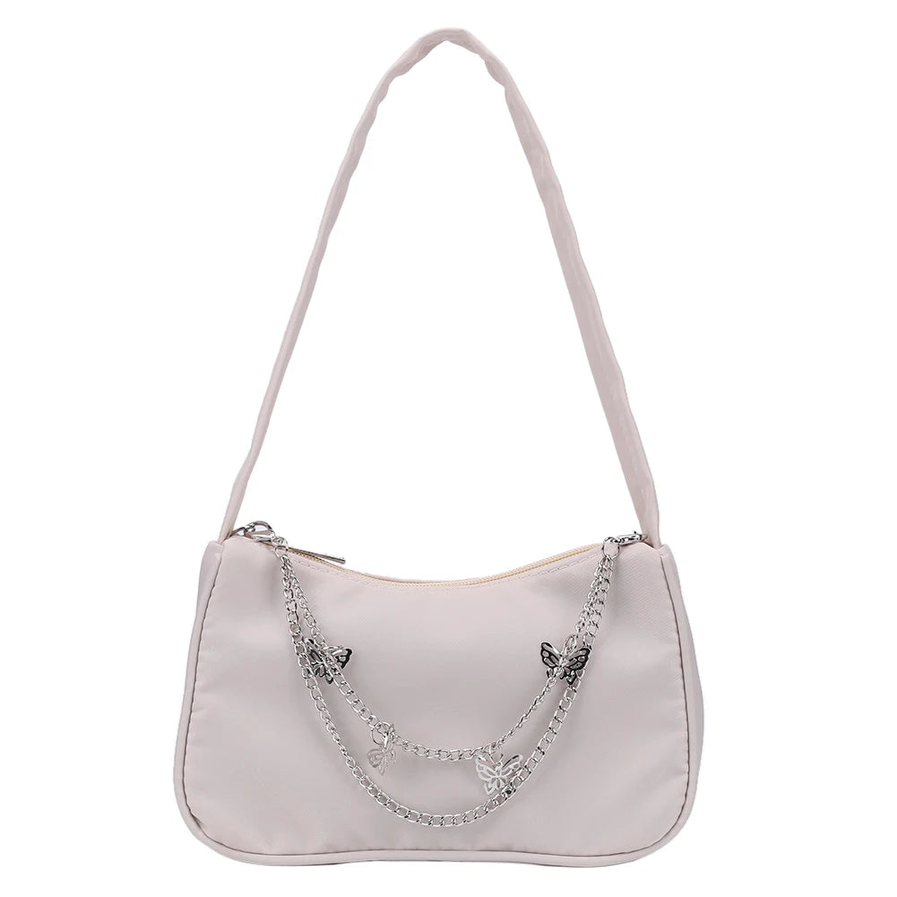 Women Butterfly Mini Purse Bag Chain Casual Shoulder Underarm