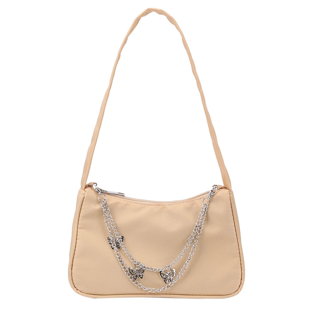 Women Butterfly Mini Purse Bag Chain Casual Shoulder Underarm