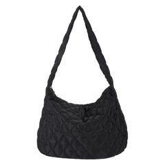 Large Capacity Rhombus Pattern Top-handle Bag for Travel