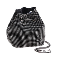 Rhinestone Bucket Shoulder Bag Sequin Diamond Evening Party Purse