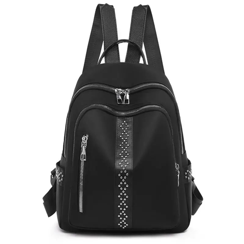 Women School Backpacks Zipper Ladies Backpack Large Capacity Teenage Girls