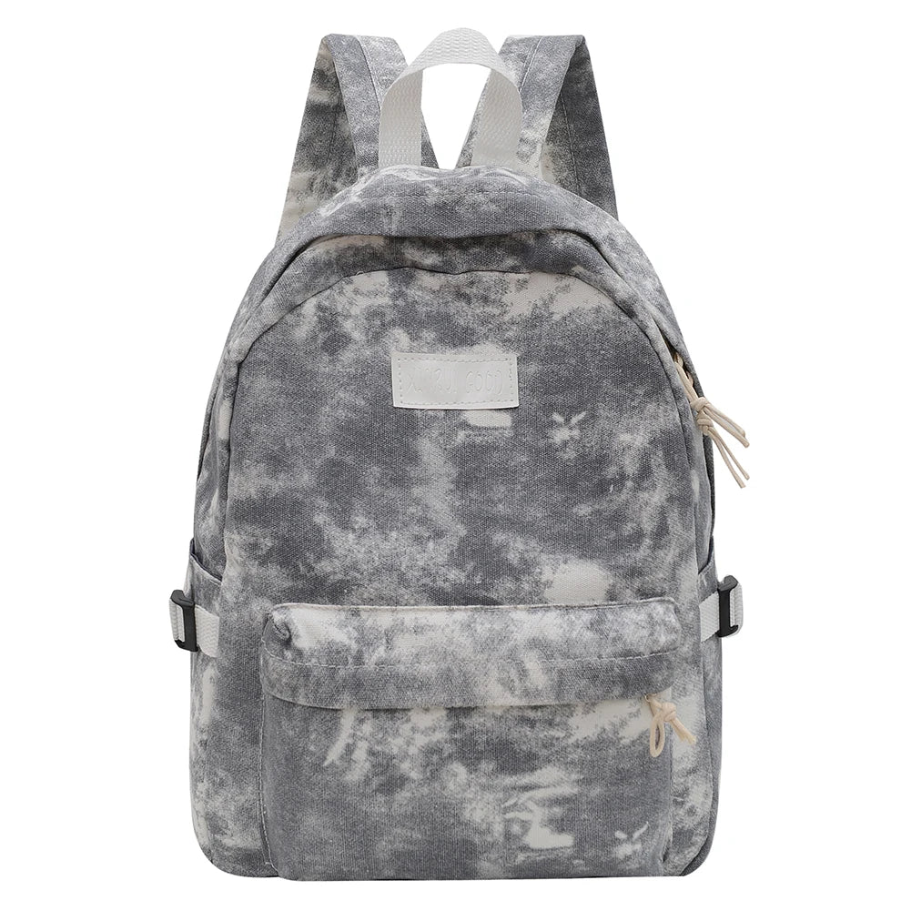 Tie Dye Printing Backpack Preppy Style School Bag
