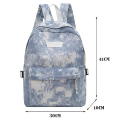 Tie Dye Printing Backpack Preppy Style School Bag
