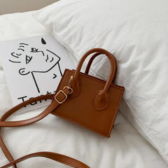 Women PU Leather Handbag Crossbody Shoulder Bag Casual Tote Small Clutch