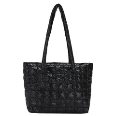 Women Cotton Padded Shoulder Bag Large Capacity Totes Bags