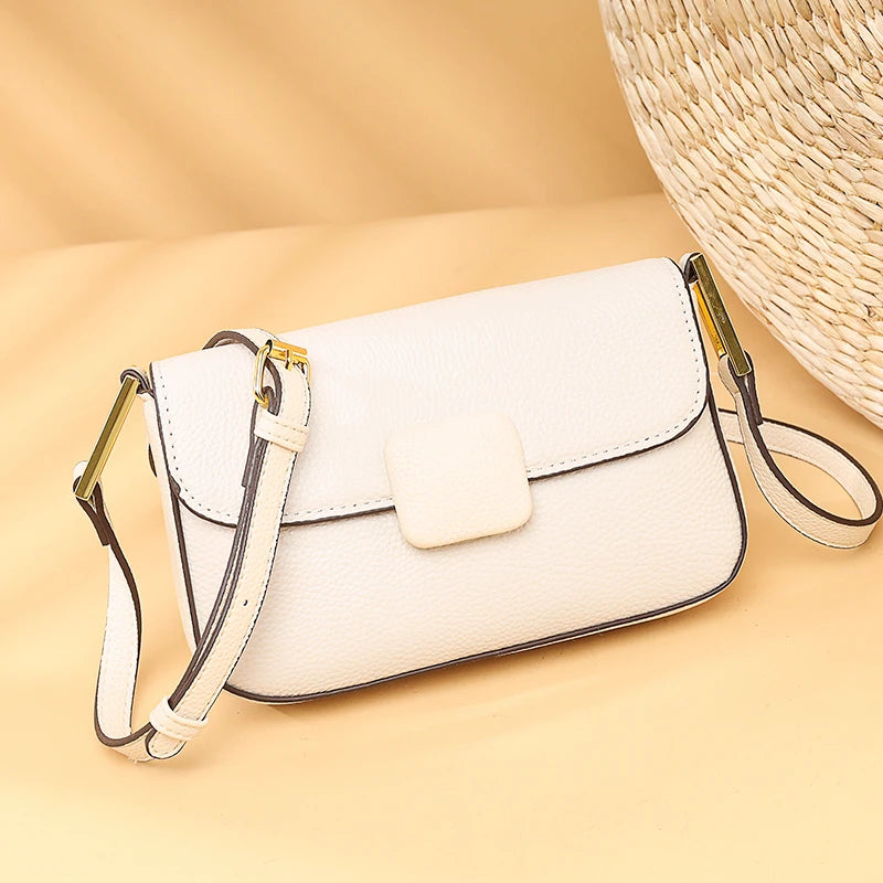 Women Crossbody Bag Leather Small Handbag Casual Lady Tote