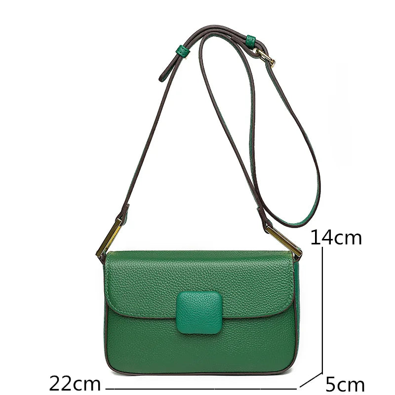 Women Crossbody Bag Leather Small Handbag Casual Lady Tote