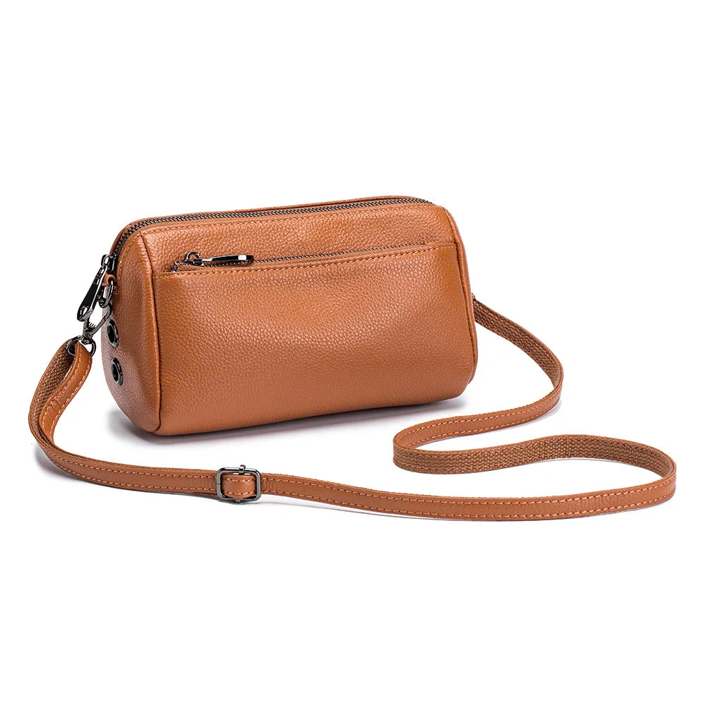 Leather Shoulder Bag Women Small Handbag Lady Crossbody Bag