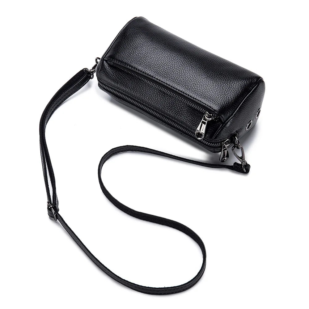Leather Shoulder Bag Women Small Handbag Lady Crossbody Bag