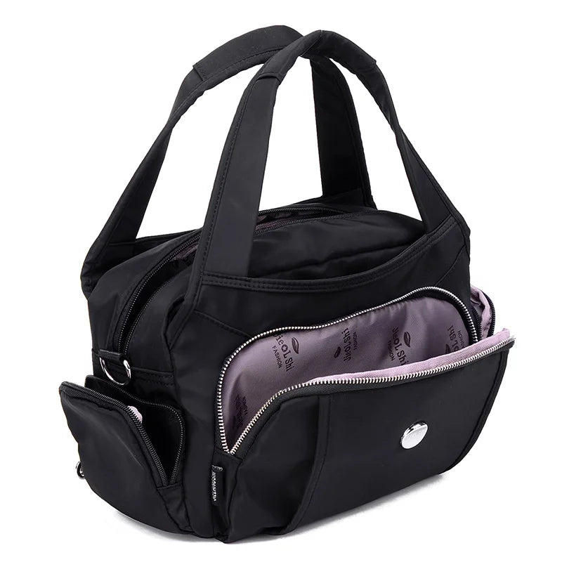 Nylon Shoulder Bag Crossbody Tote Handbag Messenger Bag