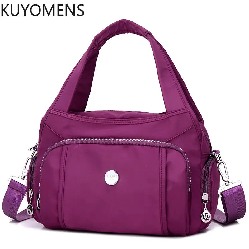 Nylon Shoulder Bag Crossbody Tote Handbag Messenger Bag