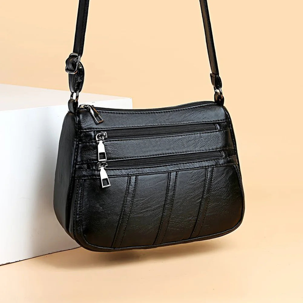 Women Shoulder Bag PU Leather Messenger Crossbody Mother Female Handbag