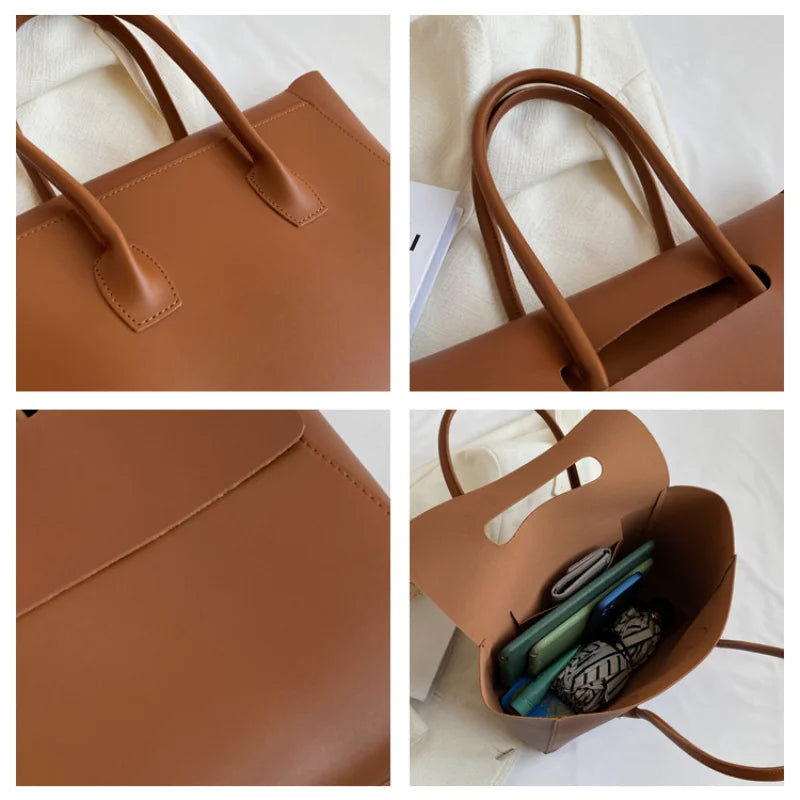 Women Shoulder Bags Large Capacity Handbags Retro Tote Bags