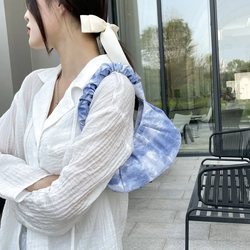 Vintage Oxford Cloth Women Shoulder Bag Messenger Handbag Clutch Purse