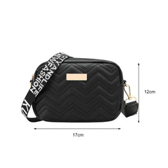 Casual Small Messenger Handbag PU Leather Shoulder Crossbody Bag