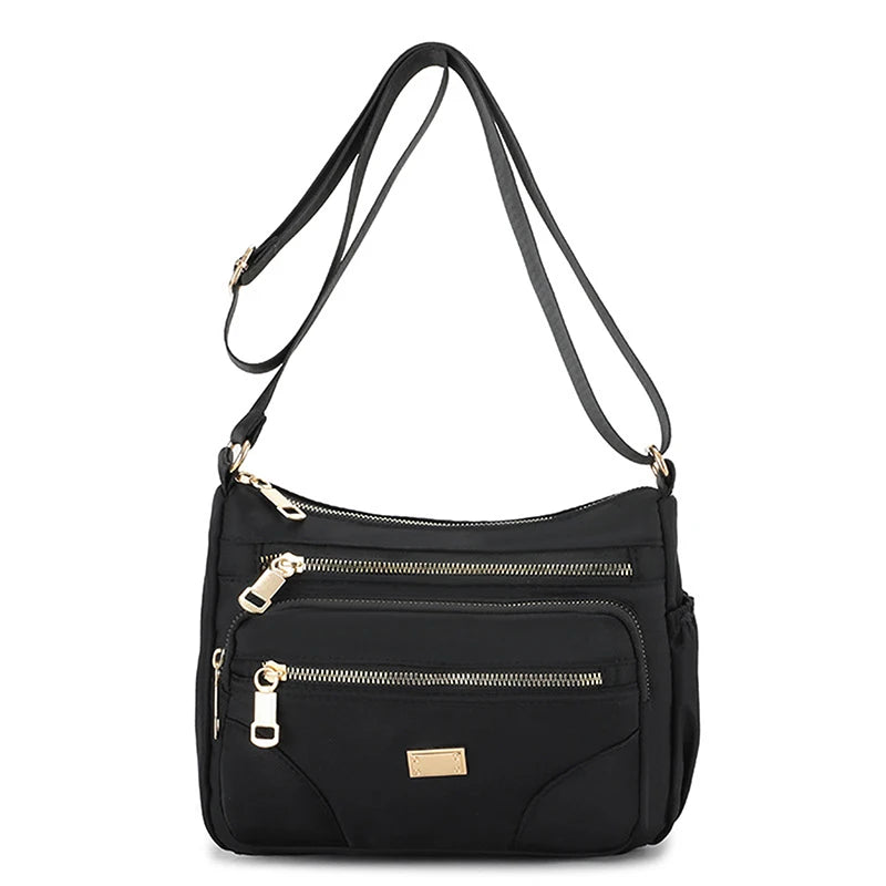 Women Shoulder Messenger Bag Nylon Lightweight Waterproof Crossbody