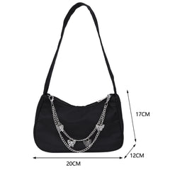Women Shoulder Underarm Bag PU Leather Mini Purse Ladies Casual Handbags