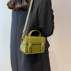 Women Small Square Bag PU Leather Shoulder Bags Handbag Purse Female Travel