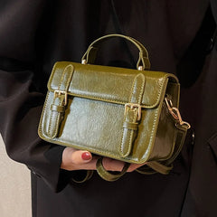 Women Small Square Bag PU Leather Shoulder Bags Handbag Purse Female Travel