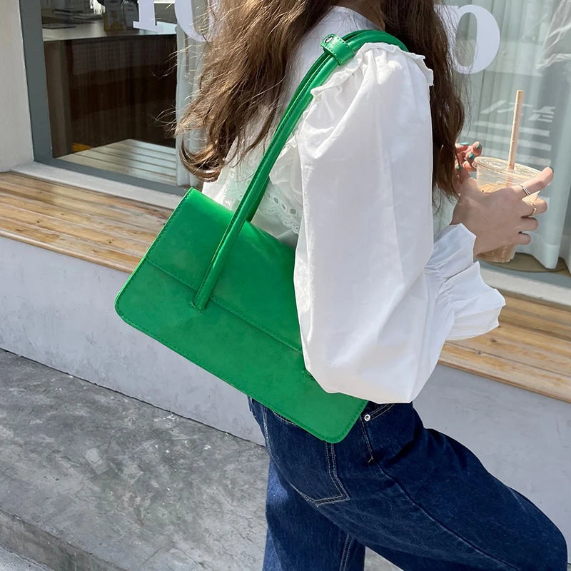 Women Small Tote Shoulder Bag Retro Ladies Clutch Purse Handbags