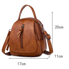 Women Soft PU Leather Flap Coin Purse Shoulder Messenger Bag