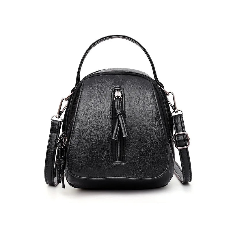 Women Soft PU Leather Flap Coin Purse Shoulder Messenger Bag
