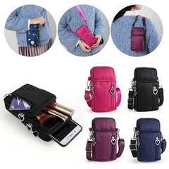 Women Sports Mini Crossbody Bag Cellphone Pouch