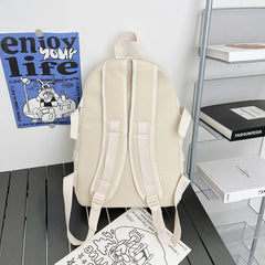Women Backpack Waterproof Nylon Laptop School Bag Travel Rucksack