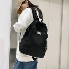 Women Backpack Waterproof Nylon Laptop School Bag Travel Rucksack