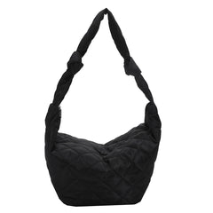 Women Top-handle Handbags Cotton Padded Shoulder Totes Nylon Travel