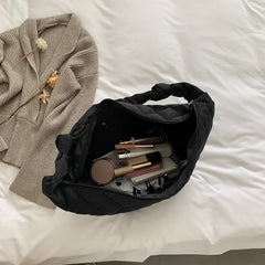 Cotton Padded Top-handle Totes Shoulder Bag Crossbody Bags