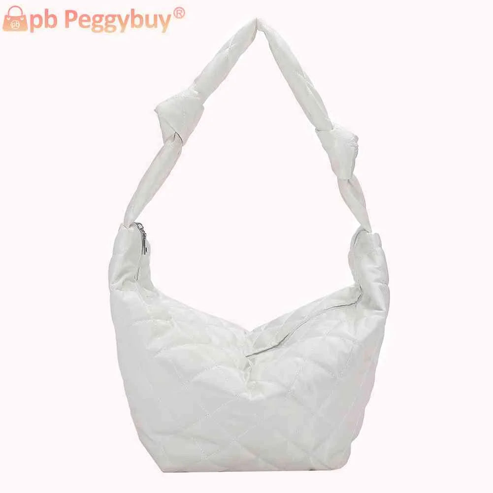 Women Cotton Padded Shoulder Totes Bags