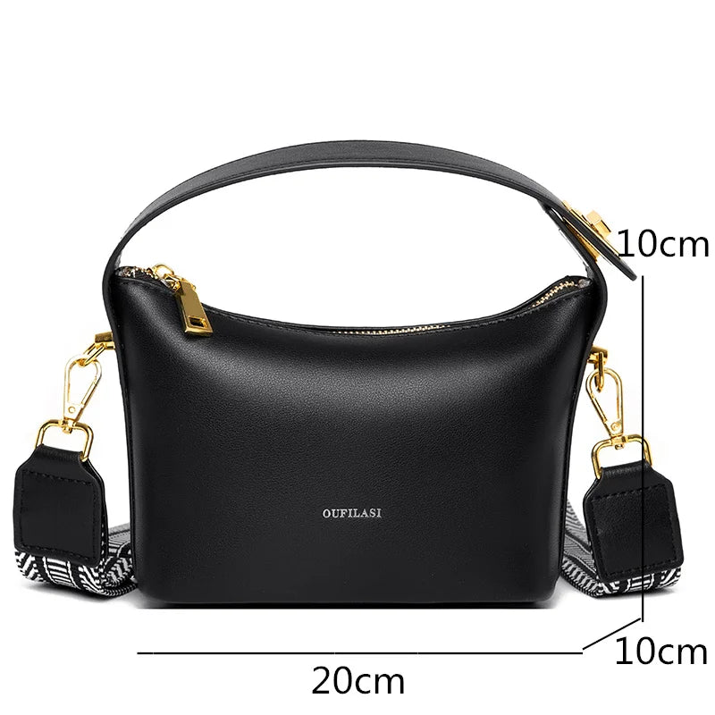 Leather Shoulder Bags For Women Totes Ladies Crossbody Bags