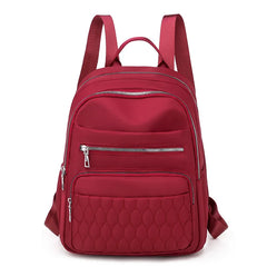 Women Travel Backpack Girls Schoolbag Soft Fabric Multi-pockets Backpack