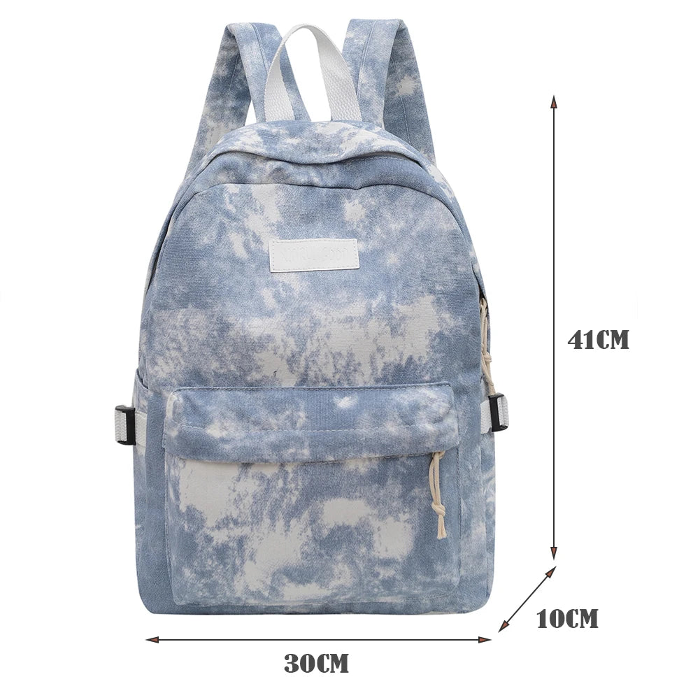 Tie Dye Travel Backpack for Women