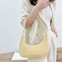 Nylon Hobos Handbag for Women Zipper Small Purse Top-handle