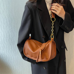 Vintage Shoulder Bag Women's Crossbody Tote Saddle Bag